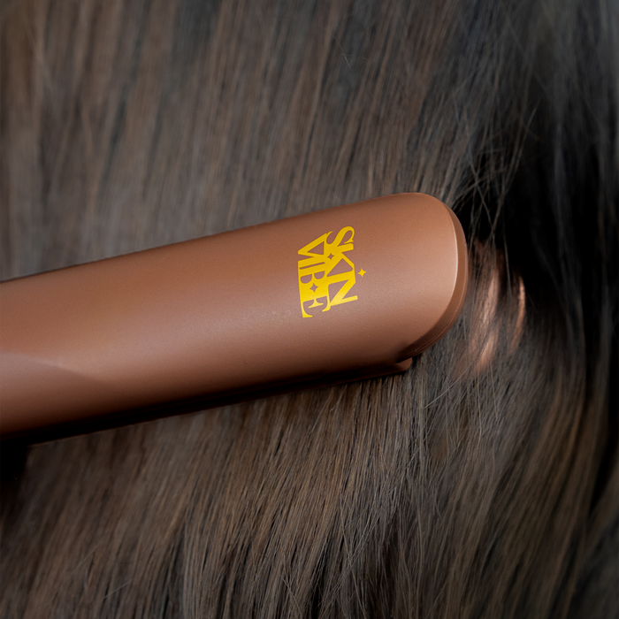 Straightener and curling iron function